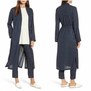 Eileen Fisher Striped Duster Jacket‎